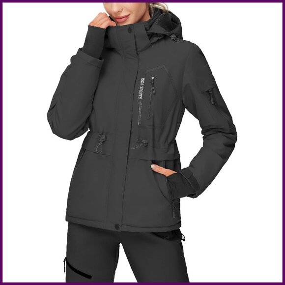 Waterproof Ski Jacket Women's Winter Coat Windproof Snowboard Jacket